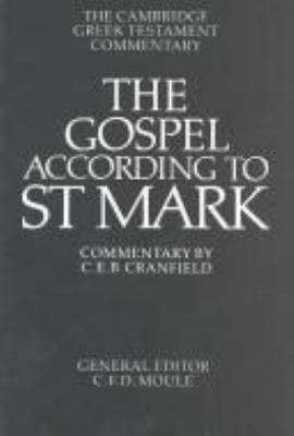 The Gospel according to St Mark: An Introductio... 0521042534 Book Cover