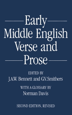 Early Middle English Verse and Prose 0198711018 Book Cover
