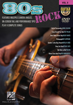 '80s Rock: Guitar Play-Along DVD Volume 9 1423407040 Book Cover