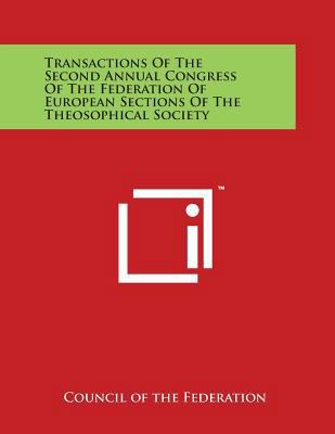 Transactions of the Second Annual Congress of t... 1498097871 Book Cover