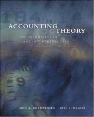 Accounting Theory 0072296917 Book Cover