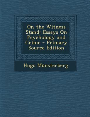 On the Witness Stand: Essays on Psychology and ... 1293017388 Book Cover