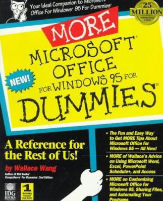 More Microsoft Office for Windows 95 for Dummie... 0764500090 Book Cover