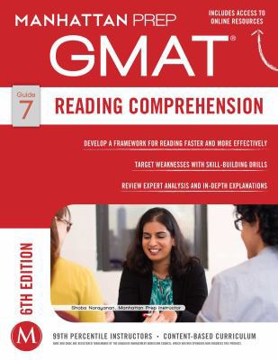 Reading Comprehension GMAT Strategy Guide 1941234275 Book Cover