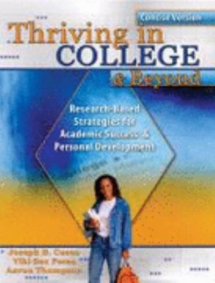 Thriving in College and Beyond: Research-Based ... 0757551114 Book Cover