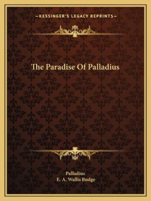 The Paradise Of Palladius 1162913657 Book Cover