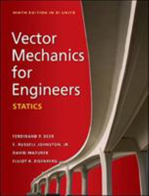 Vector Mechanics for Engineers: Statics (SI Units) 0071311076 Book Cover