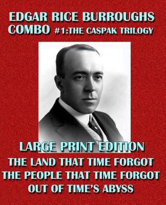 Edgar Rice Burroughs Combo #1: The Caspak Trilo... [Large Print] 1492300071 Book Cover