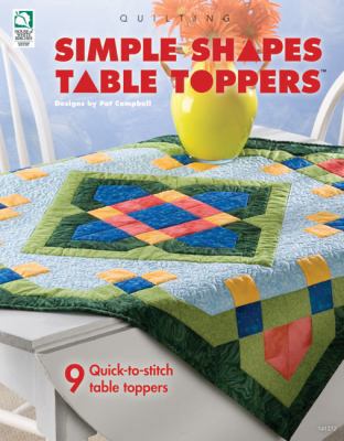 Simple Shapes Table Toppers 159217177X Book Cover