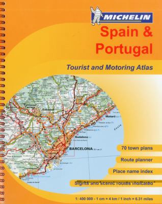 Michelin Spain & Portugal Tourist and Motoring ... 206714104X Book Cover
