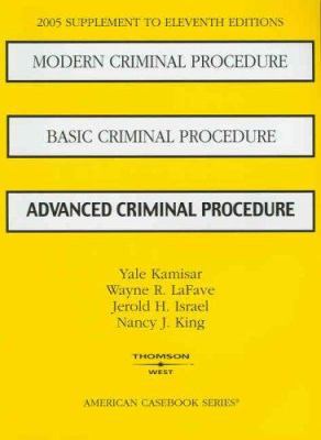 Modern Criminal Procedure/Basic Criminal Proced... 031416216X Book Cover