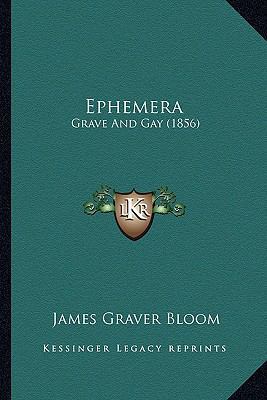 Ephemera: Grave And Gay (1856) 1165409836 Book Cover