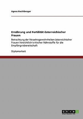 Ernährung und Fertilität österreichischer Fraue... [German] 3640492552 Book Cover