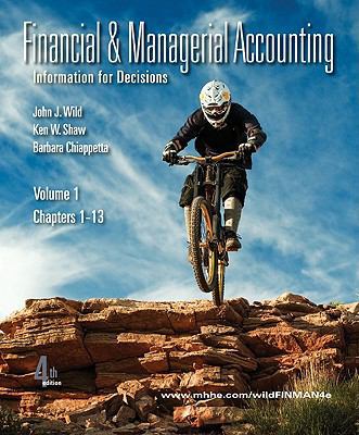 Financial and Managerial Accounting Vol. 1 (Ch.... 0077318358 Book Cover