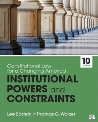 Constitutional Law for a Changing America: Inst... 1544317905 Book Cover