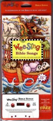 Wee Sing Bible Songs Book and CD (Reissue) [Wit... 0843177683 Book Cover