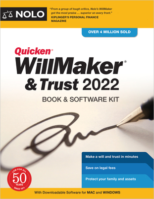 Quicken Willmaker & Trust 2022: Book & Software... 1413329004 Book Cover