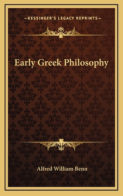 Early Greek Philosophy 1163320560 Book Cover