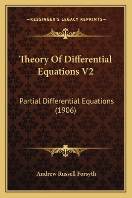 Theory Of Differential Equations V2: Partial Di... 1164112929 Book Cover