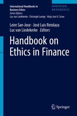 Handbook on Ethics in Finance 3030293726 Book Cover