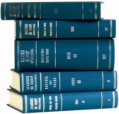 Recueil Des Cours, Collected Courses, Tome 408 9004445048 Book Cover