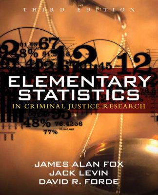 Elementary Statistics in Criminal Justice Research 0205594395 Book Cover