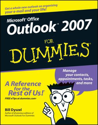 Microsoft Office Outlook 2007 for Dummies 0470038306 Book Cover