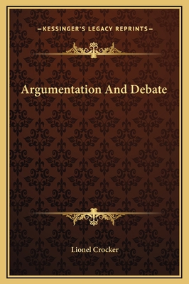Argumentation And Debate 1169340164 Book Cover
