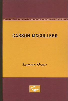 Carson McCullers 0816605467 Book Cover