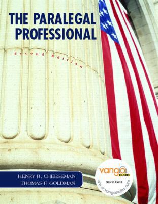 The Paralegal Professional 0131751905 Book Cover