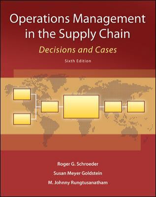 Operations Management in the Supply Chain: Deci... 0073525243 Book Cover