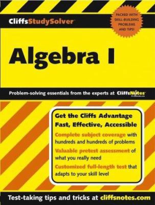 Cliffsstudysolver Algebra I 0764537636 Book Cover