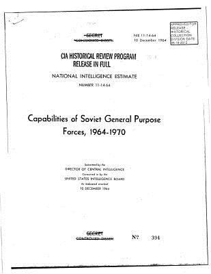 Capabilities of Soviet General Purpose Forces, ... 1974102572 Book Cover