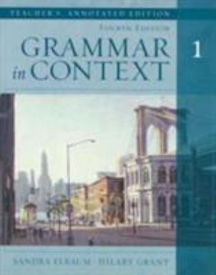 Grammar in Context: Book 1 B001R5QUQK Book Cover