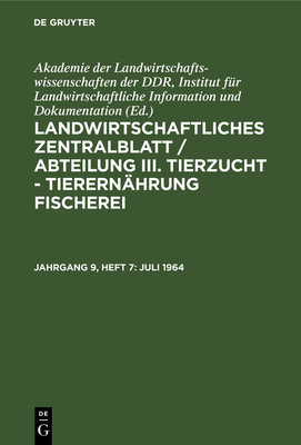 Juli 1964 [German] 3112645979 Book Cover