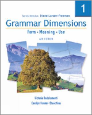 Grammar Dimensions. 1, Lesson Planner: Form, Me... 1424003563 Book Cover