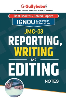 JMC-03 Reporting, Writing and Editing 938392134X Book Cover