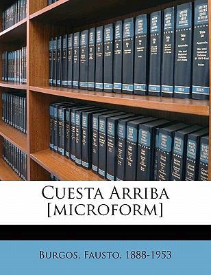 Cuesta arriba [microform] [Spanish] 1172486948 Book Cover