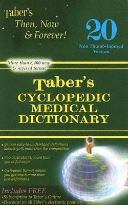 Taber's Cyclopedic Medical Dictionary 0803612087 Book Cover