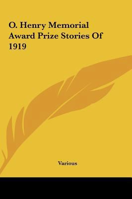 O. Henry Memorial Award Prize Stories of 1919 1161445242 Book Cover