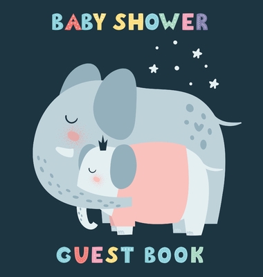 Baby Shower Guest Book: Elephant Princess Girl ... 8395705336 Book Cover