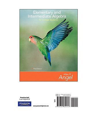 Elementary and Intermediate Algebra for College... 0321622324 Book Cover