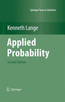 Applied Probability 1461426537 Book Cover