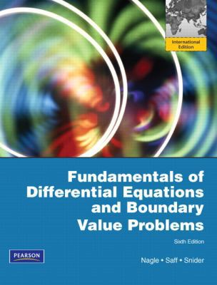 Fundamentals of Differential Equations with Bou... 0321758196 Book Cover
