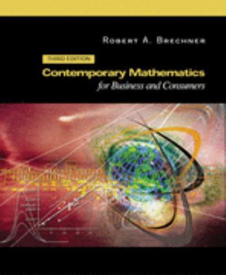 Contemporary Mathematics For Business And Consu... 0324301049 Book Cover