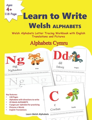 Learn to Write Welsh ALPHABETS: Welsh Alphabets... B096LPT2P8 Book Cover