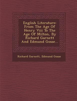 English Literature: From the Age of Henry VIII ... 1286958105 Book Cover