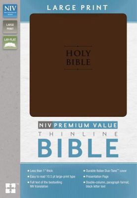 Premium Value Thinline Bible-NIV-Large Print [Large Print] 0310437725 Book Cover