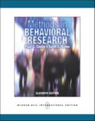 Methods in Behavioral Research 0071086285 Book Cover