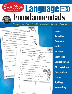 Language Fundamentals, Grade 3 Teacher Resource 1629382191 Book Cover